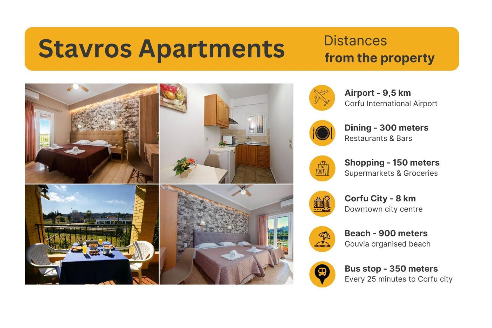 Stavros Apartments Kontokali Next To Gouvia Marina Exterior photo